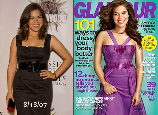 america ferrera weight loss before and after. America Ferrera has lost