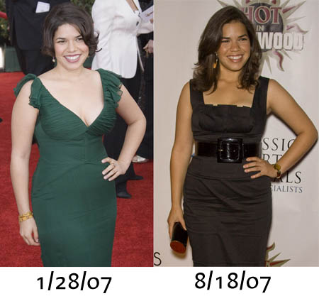 america ferrera weight loss 2011. Oh and America is said to have