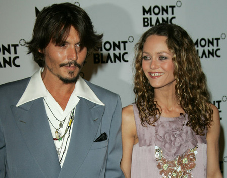 johnny depp and vanessa paradis. girlfriend Vanessa Paradis