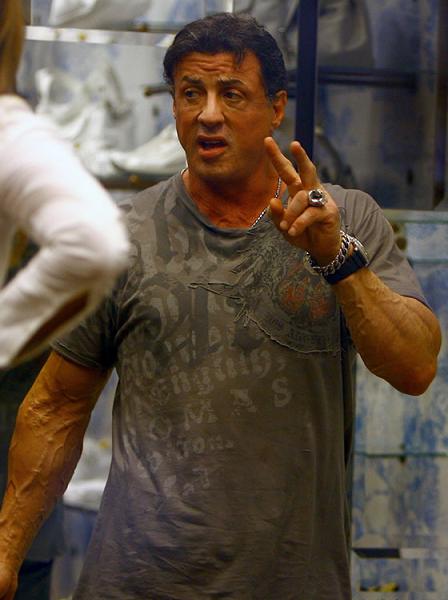 sylvester stallone hots. Sylvester Stallone is so vein