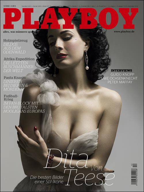 Burlesque dancer and fashion icon Dita Von Teese is getting pulses racing in
