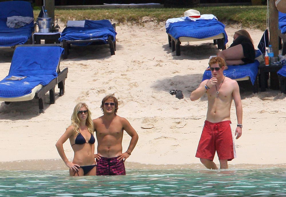 prince harry shirtless pics. Prince Harry shirtless with