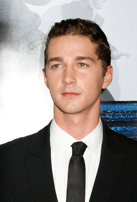 shia labeouf hand injury pictures. Shia LaBeouf at the premiere