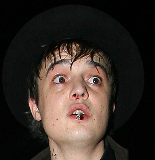 Pete Doherty at the Monarch pub in London