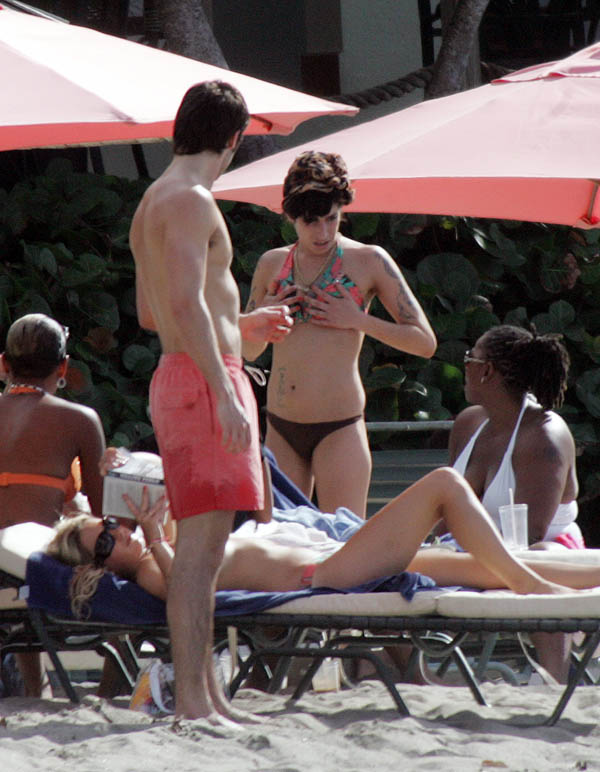 Amy Winehouse in St Lucia