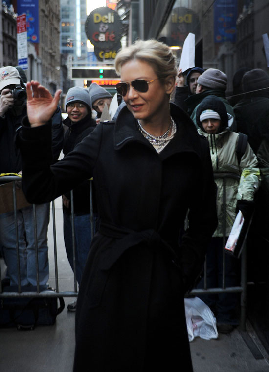 Renee Zellweger arrives to Good Morning America NYC