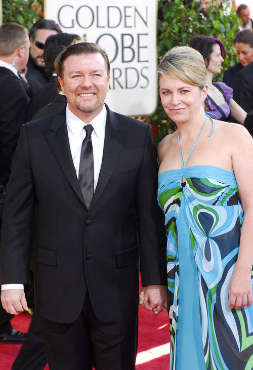 who is ricky gervais girlfriend. Gervais said to Winslet,