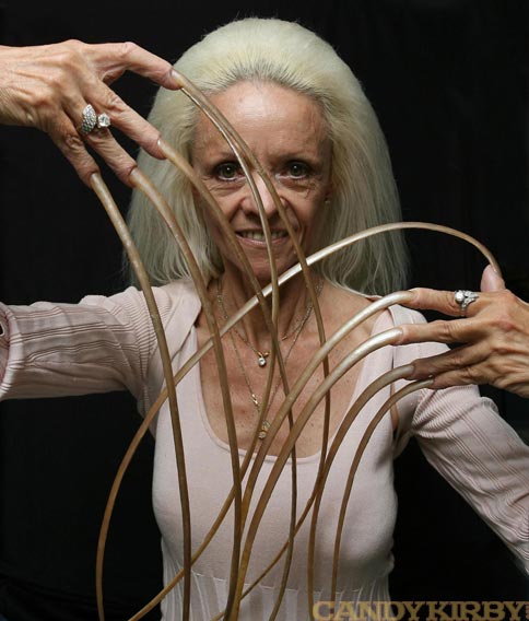 The Guinness World Record for longest fingernails was broken Wednesday,