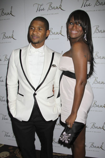 Usher and Tameka Foster