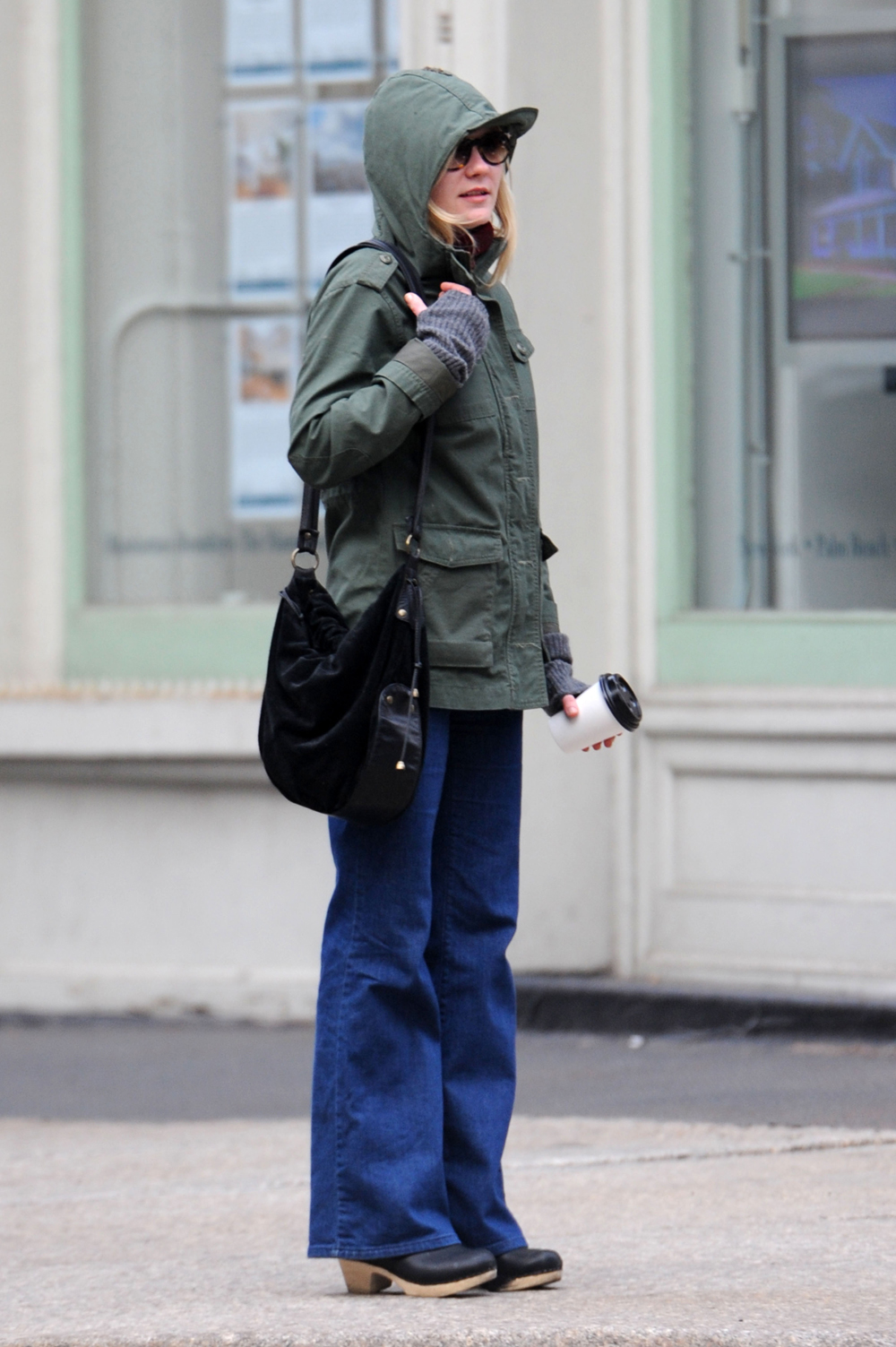 Kirsten Dunst out and about in Tribeca after having lunch in a l