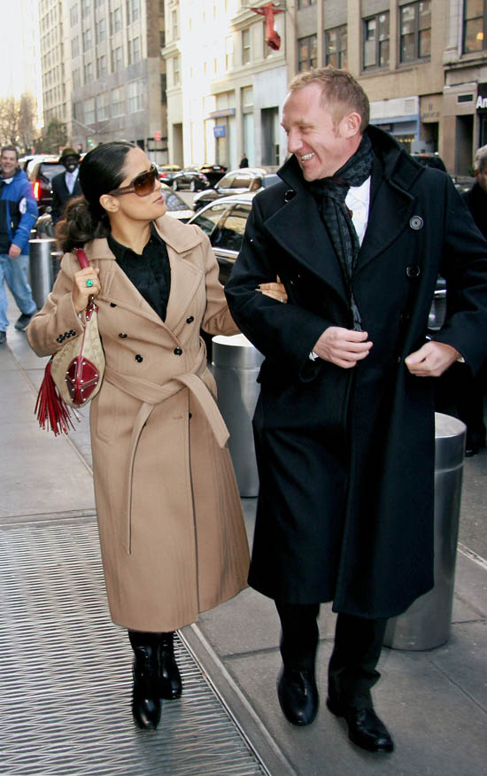 Salma Hayek and her fiance Francois-Henri Pinault