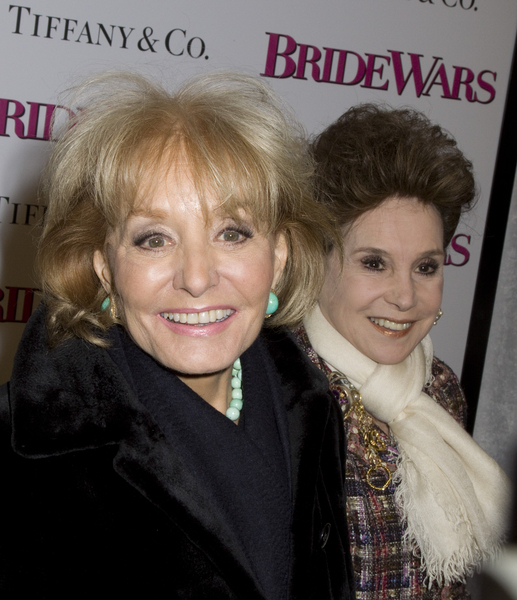 Barbara Walters and Cindy Adams