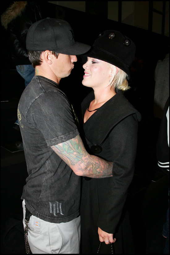 Singer Pink and motocross racer Carey Hart are clearly trying to be the next 