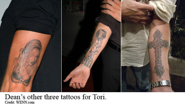 tori spelling tattoos