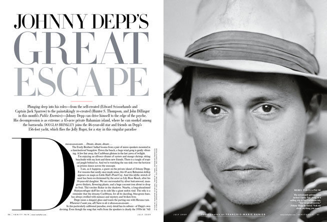 Johnny Depp is Vanity Fair's