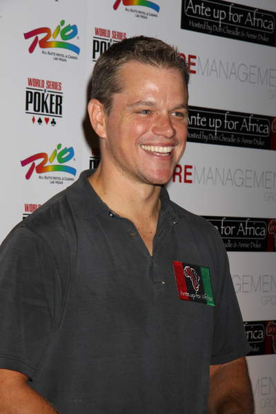 Matt Damon Water Charity