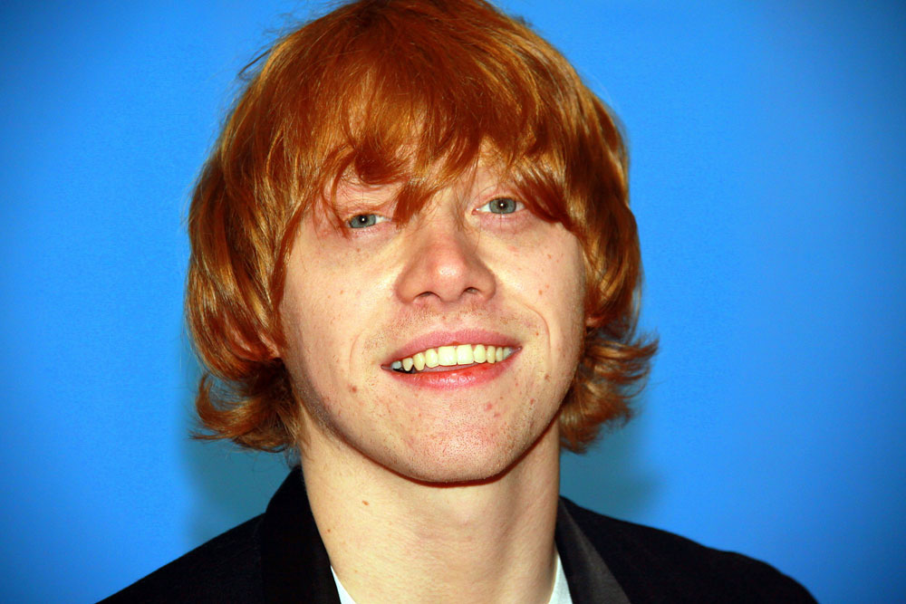 20 yearold hot ginger actor Rupert Grint best known as Ron Weasley in the 