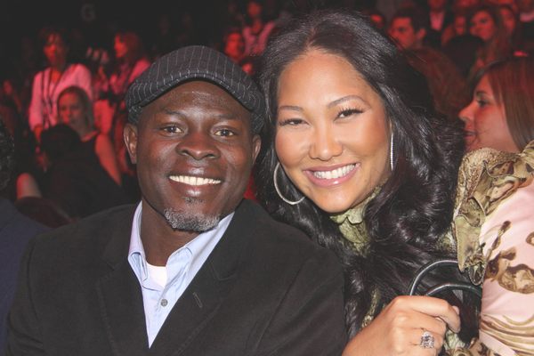 Djimon Hounson and Kimora Lee Simmons