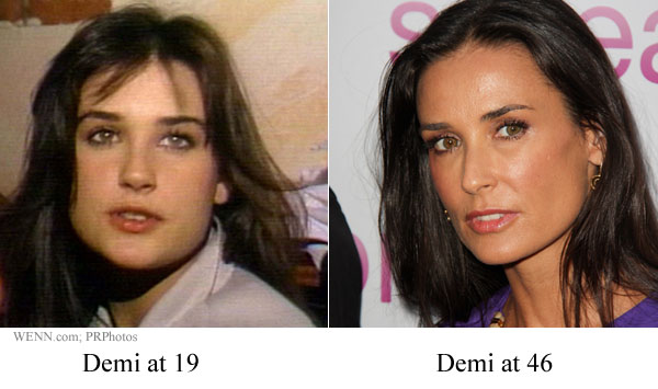 Demi Moore before and after (image hosted by celebitchy.com)