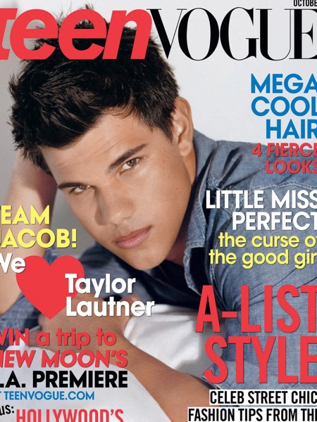 taylor lautner body. Taylor Lautner in Teen Vogue: