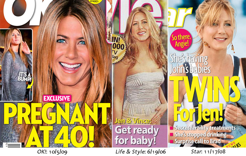 jennifer aniston pregnant. Jennifer Aniston has never hid the fact that her biological clock is 
