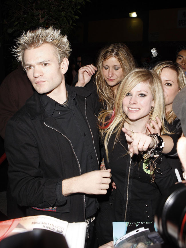 avril lavigne and deryck whibley. Avril Lavigne and Deryck