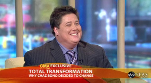 good morning america poodle. Chaz Bono was on Good Morning