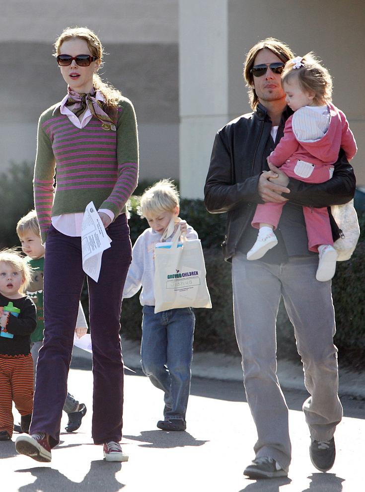 keith urban and nicole kidman and kids. Keith Urban Thought He