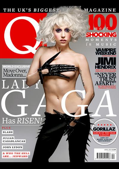 Lady Gaga is poking fun at the rumors that she's a hermaphrodite by wearing 