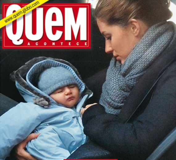 gisele bundchen and tom brady baby. Behold, aby Benjamin Brady,