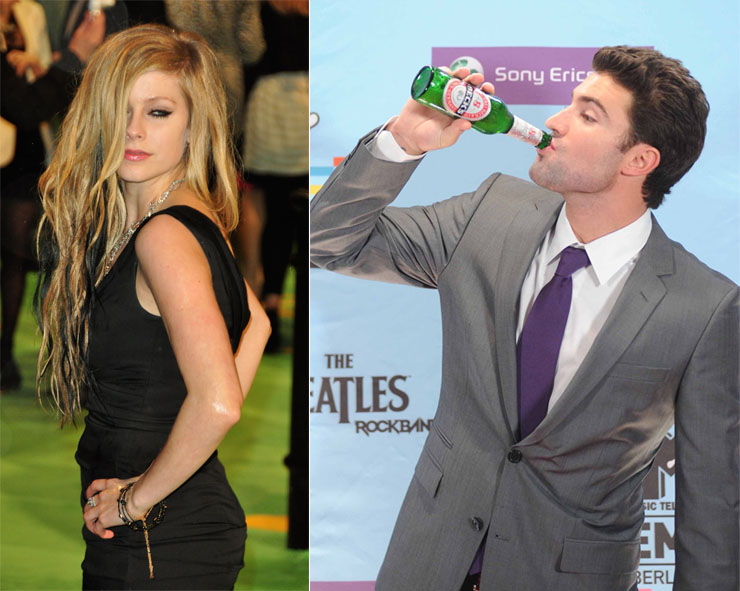 Brody Jenner And Avril Lavigne Tattoos. Avril Lavigne and reality star