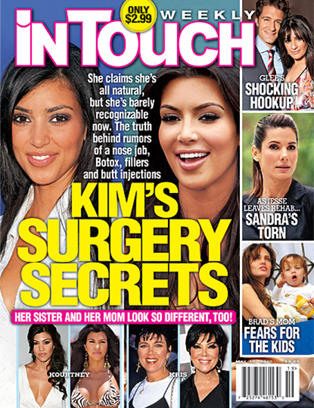 kim kardashian plastic surgery before and after 2010. Kim Kardashian has never had