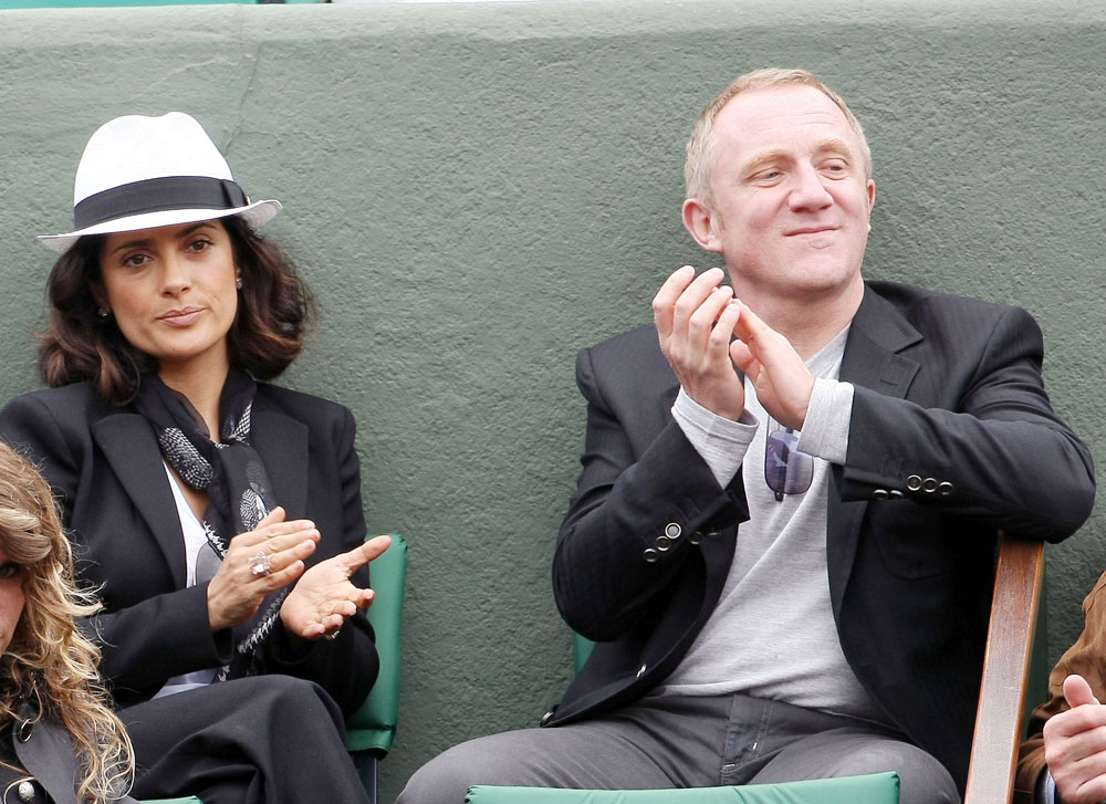 salma hayek snake. Salma Hayek Pinault explains