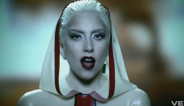 Lady Gaga#39;s video for her new Lady Gaga Alejandro Single. Lady Gaga#39;s video for her new
