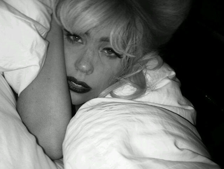 Lady Gaga Face No Makeup. She has a full face of makeup,