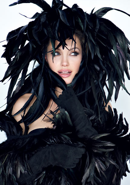 angelina jolie vanity fair photo shoot. Also: yeah, Angelina denied