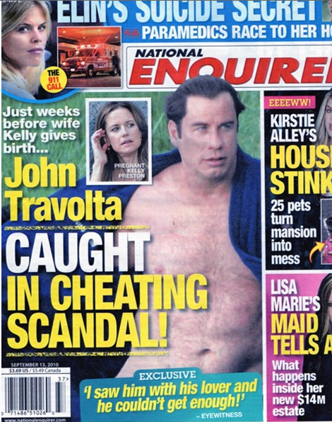 Cele|bitchy » Blog Archive » ENQUIRER: John Travolta likes to ...