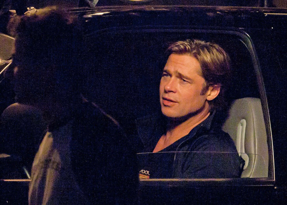 brad pitt hairline. Brad Pitt must be attached to