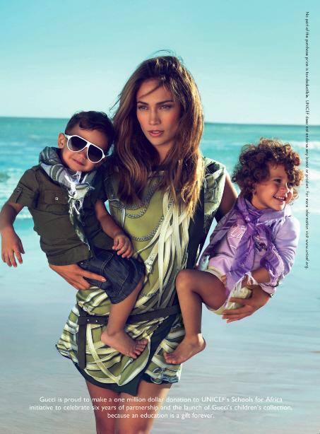 jennifer lopez kids gucci ad. Jennifer Lopez makes her