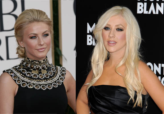 christina aguilera weight gain golden. Hough and Aguilera were both