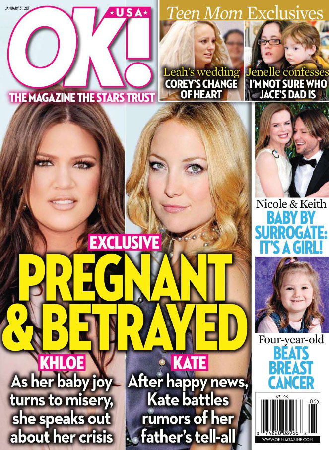 s new cover story featuring Khloe Kardashian and Kate Hudson has no cheating