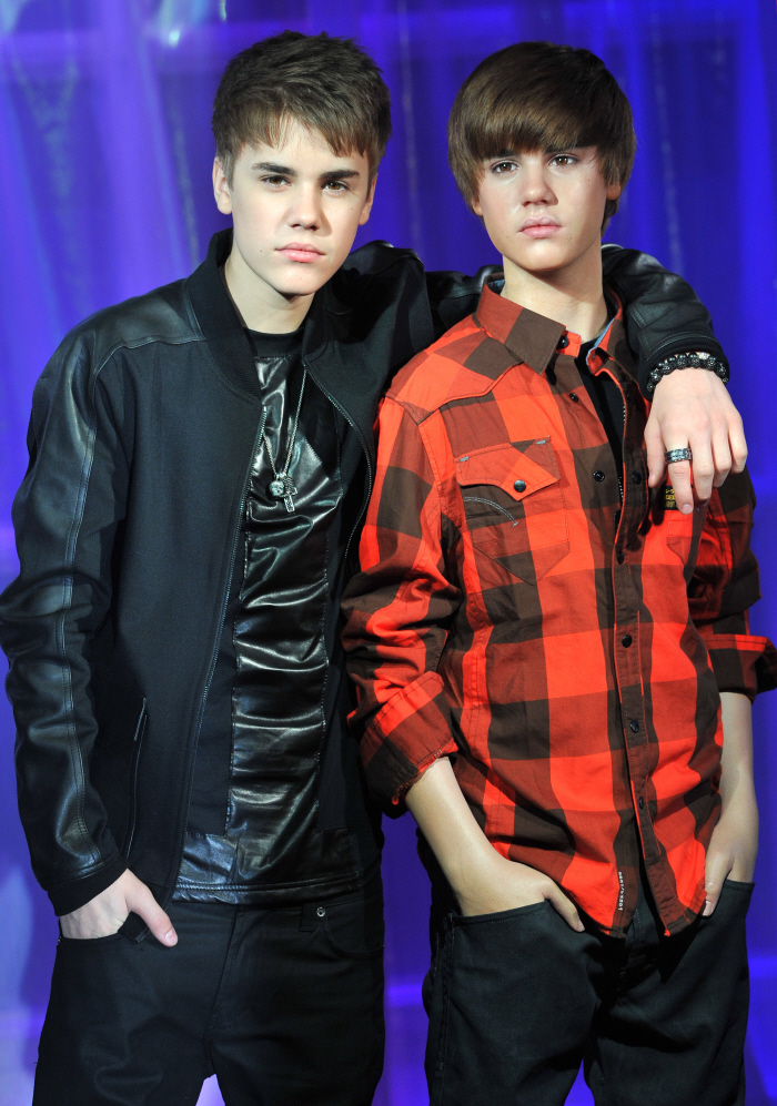 bieber waxwork. Justin Bieber#39;s wax figure