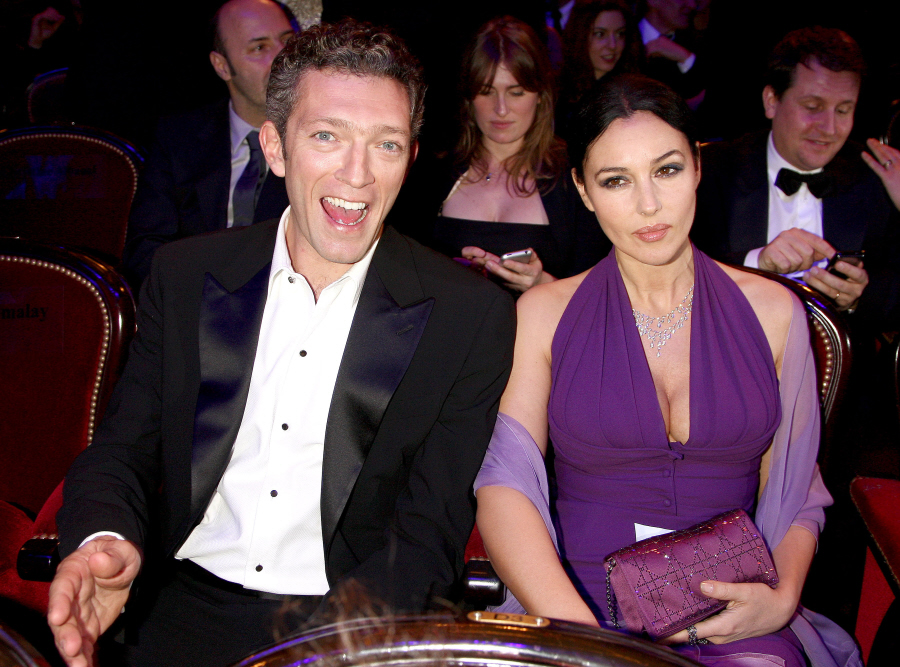  Wise lucky bastard and Monica is with French actor Vincent Cassel