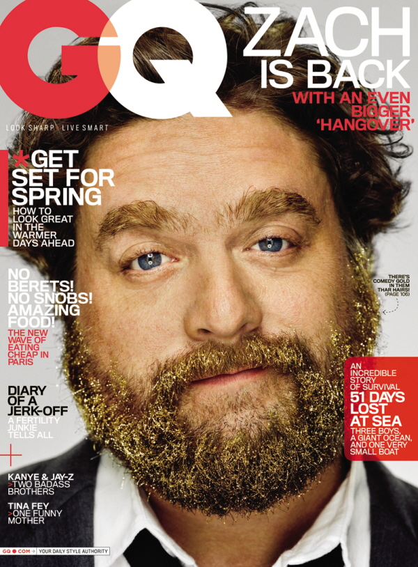 shia labeouf gq cover. Zach Galifianakis is the cover