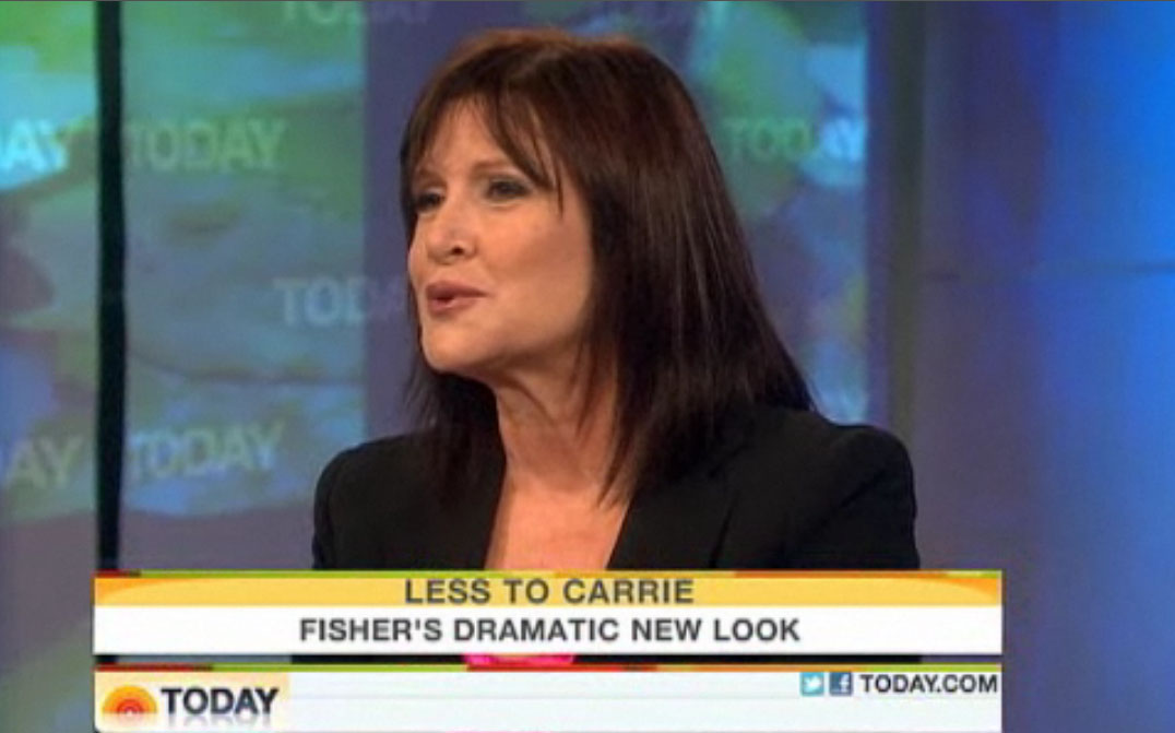 Carrie is a spokesperson for Jenny Craig and she explained that she was 