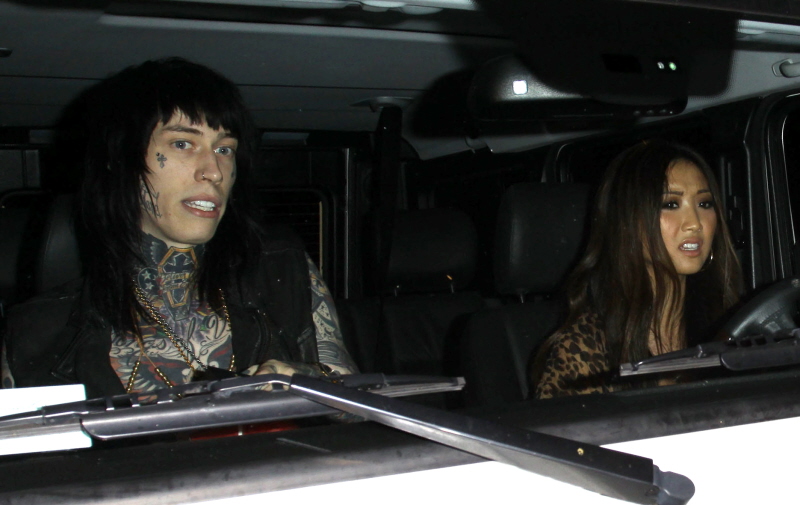  the latest in the ongoing saga of Trace Cyrus 22 and Brenda Song 23 