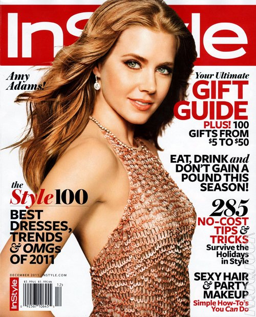 Amy Adams covers the new issue of InStyle Magazine all to promote her role 