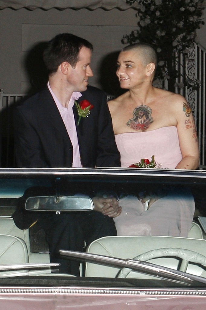 JUST MARRIED! Singer Sinead O'Connor marries Barry Herridge, 38, at the Little White Wedding Chapel in Las Vegas