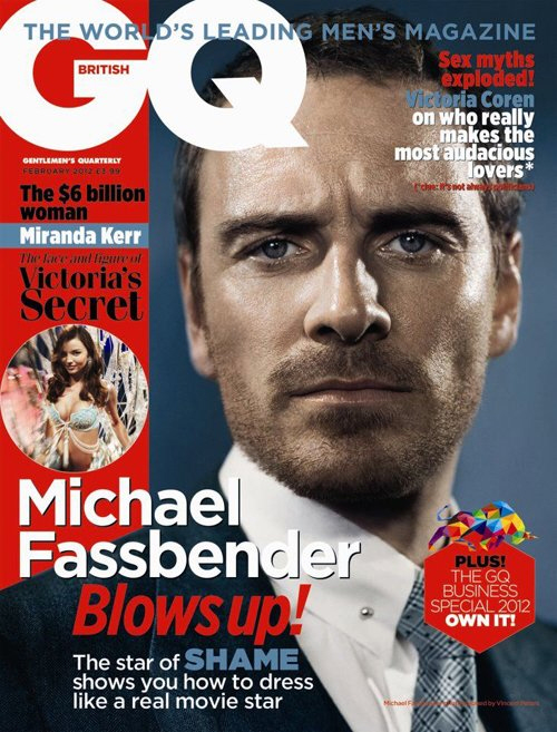 Michael Fassbender GQ UK February 2012 latest pictures wallpapers