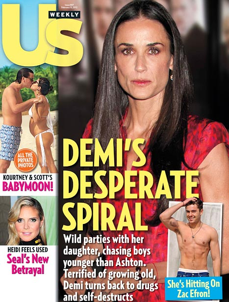 CB already covered People Magazine's cover story this week Demi Moore and